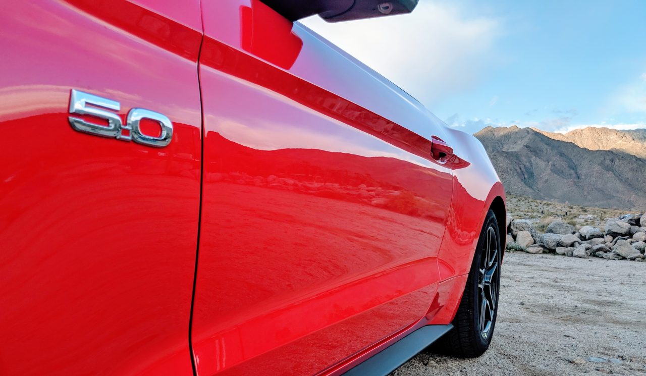 2019 Ford Mustang GT 5.0 badge