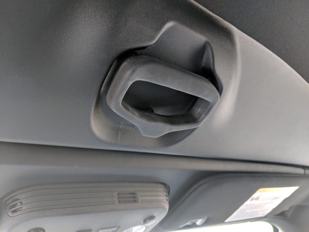 Mustang convertible latch handle