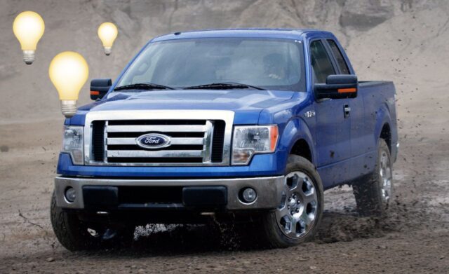 replacement bulb guide for 12th generation f-150