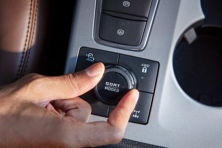 bronco sport badlands goat dial button