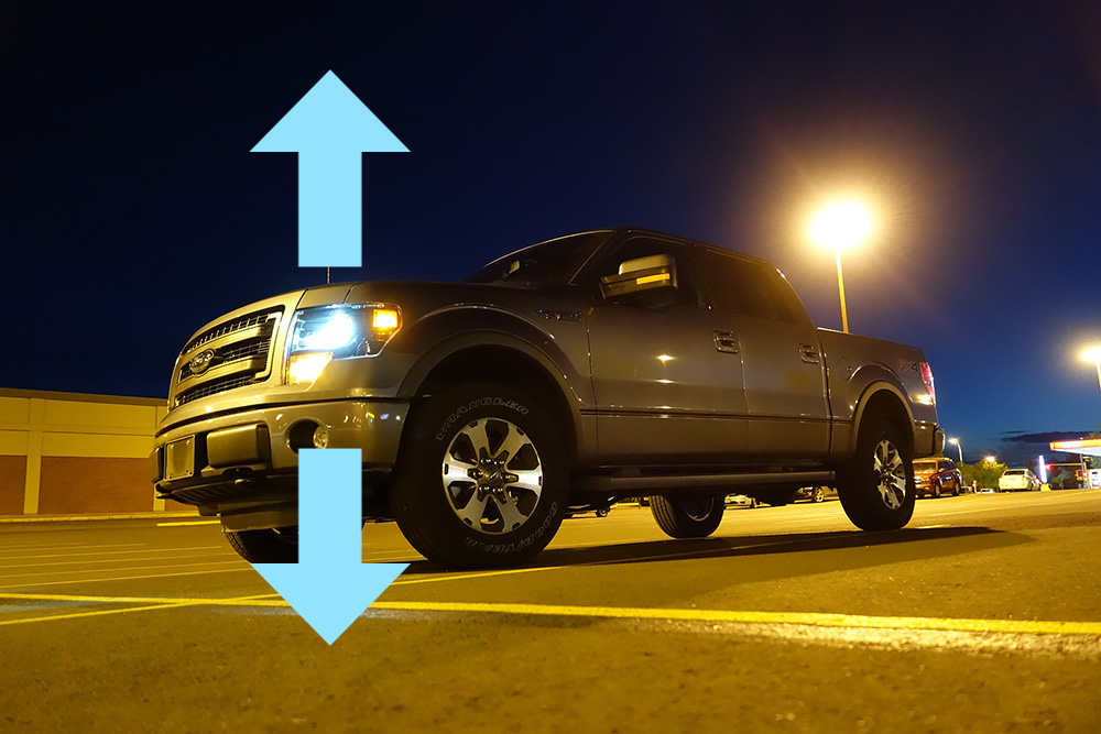 how to adjust 2009-2014 f-150 headlight angle